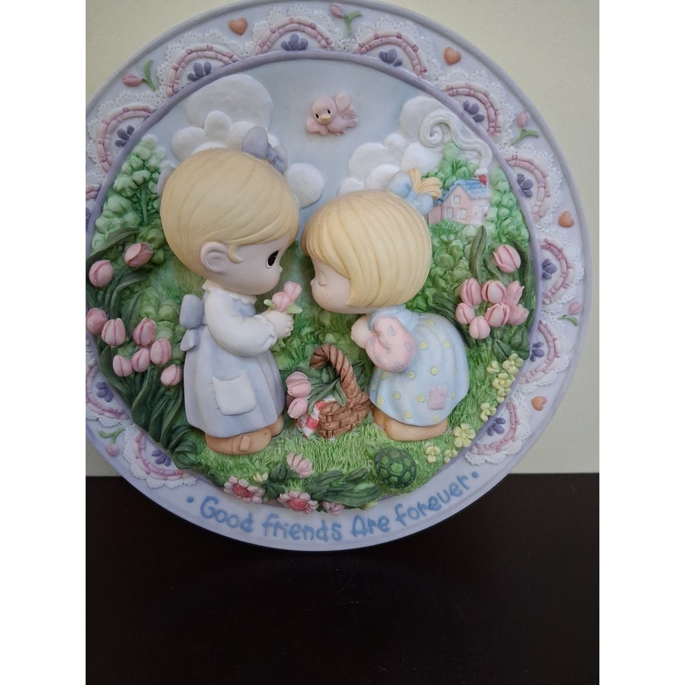 Precious Moments 'Good Frien Are Forever' Plate by Sam Butcher  LTD Edition 1996